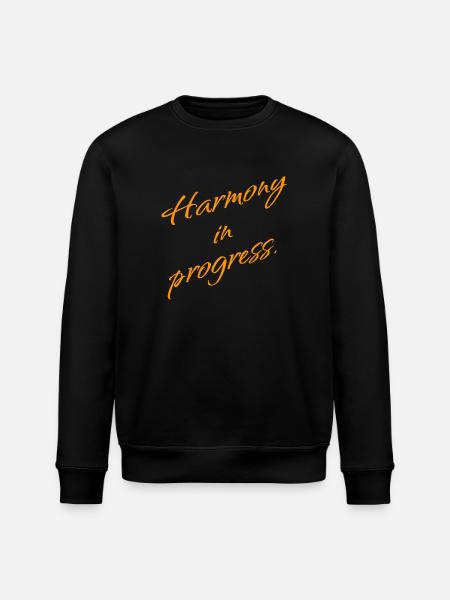 Harmony in Progress – Balance & Mindset - Stanley/Stella Unisex Bio-Sweatshirt ROLLER - Schwarz
