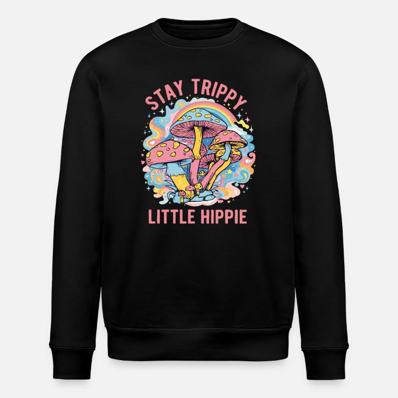 Reste Petit Art psychédélique hippie psychédélique - Sweat bio ROLLER Stanley/Stella Unisexe - noir
