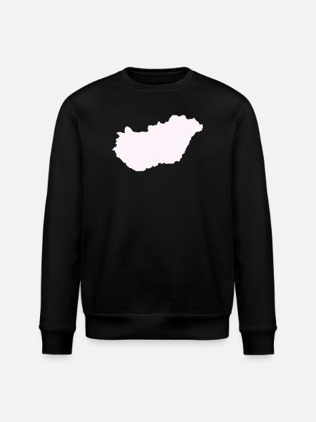 Hungary Country - Stanley/Stella ROLLER Unisex Organic Sweatshirt - black