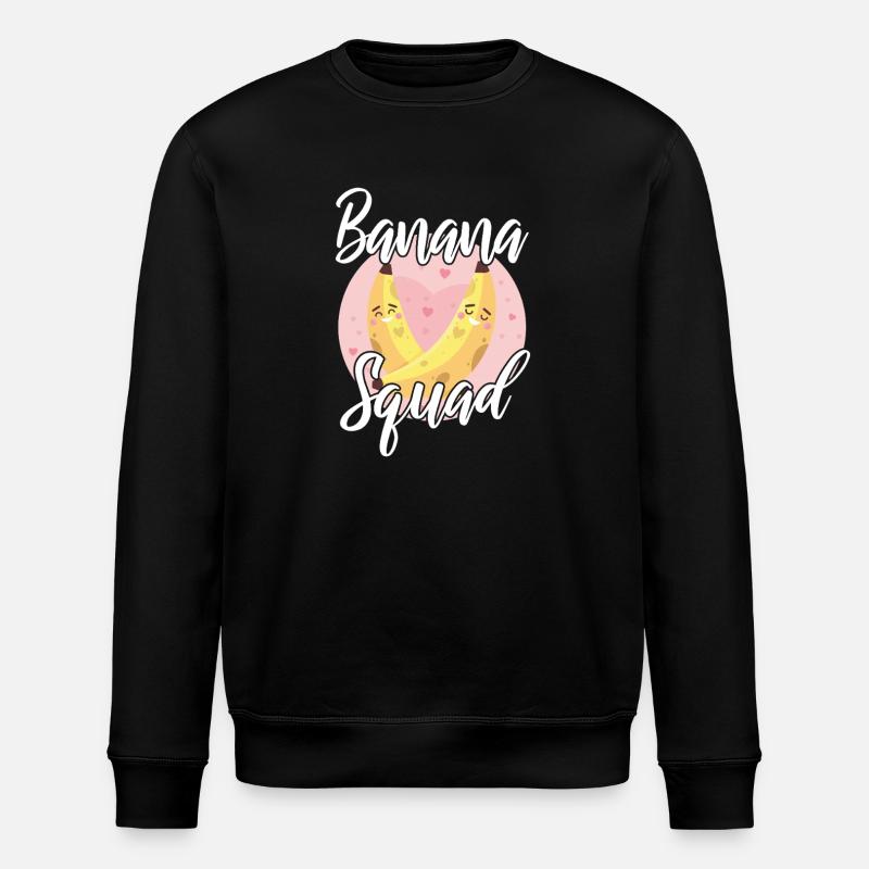 Équipe Banane Kawaii - Sweat bio ROLLER Stanley/Stella Unisexe - noir