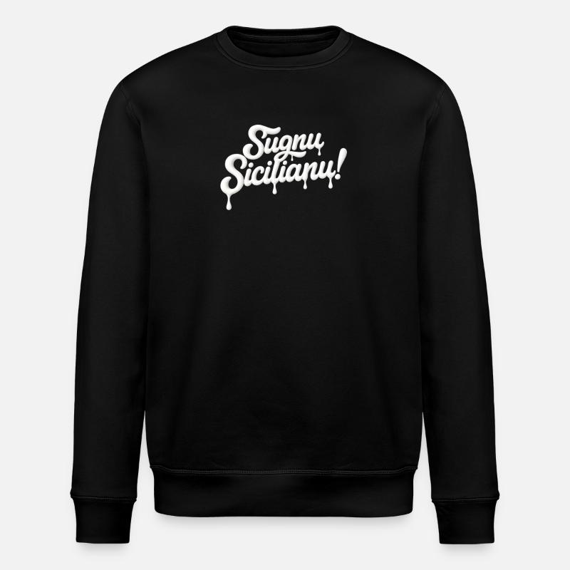 Sugnu sicilianu - Sweat bio ROLLER Stanley/Stella Unisexe - noir