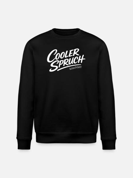 Cool saying koschtet – dialect irony design - Stanley/Stella ROLLER Unisex Organic Sweatshirt - black
