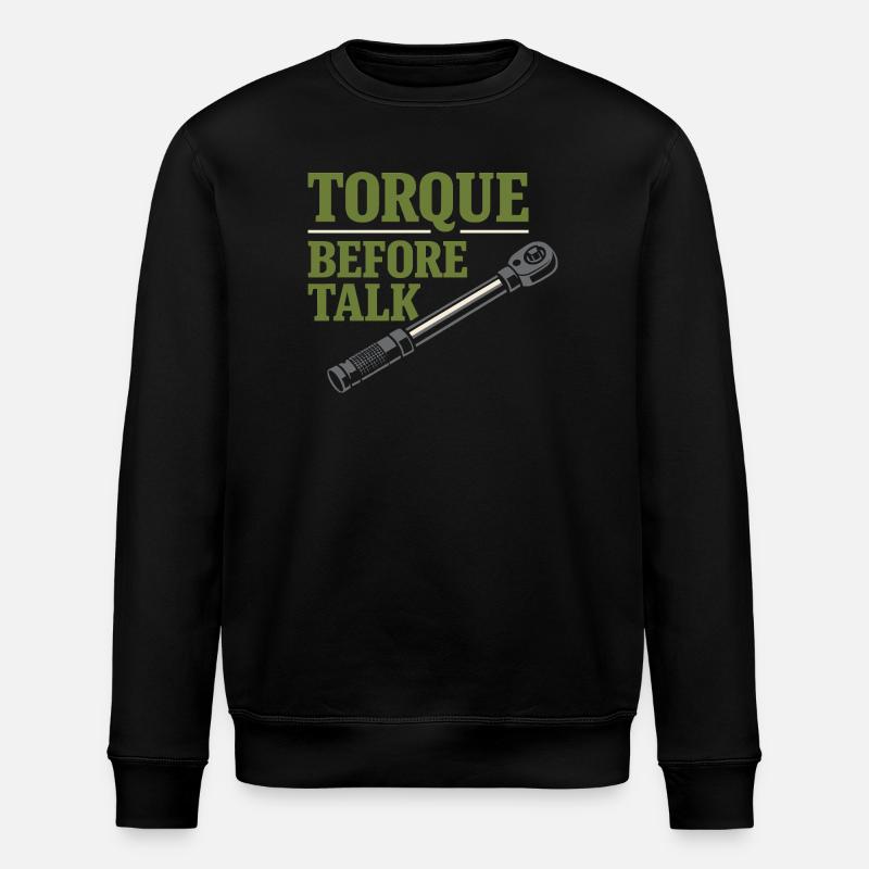 Tractor Mechanic Diesel Repair Tech - Stanley/Stella ROLLER Unisex Organic Sweatshirt - black