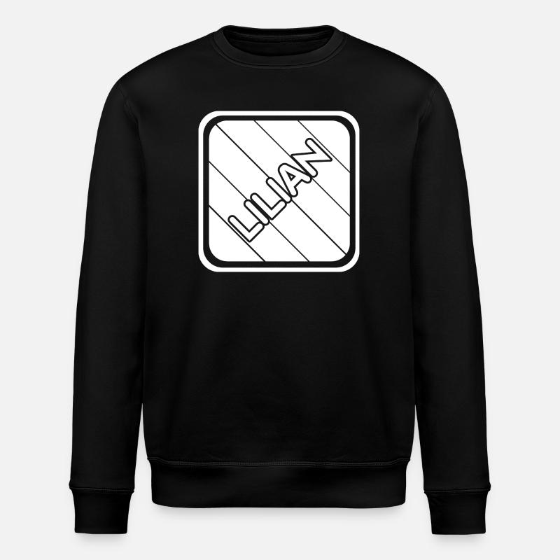 Gift for Lilian - Stanley/Stella ROLLER Unisex Organic Sweatshirt - black