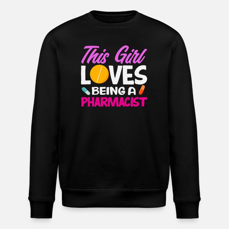 Pharmacist Pharmaceutical Technical - Stanley/Stella ROLLER Unisex Organic Sweatshirt - black