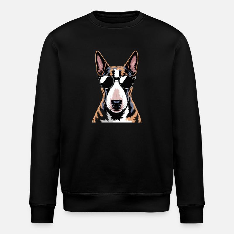 Bullterrier - Stanley/Stella Unisex Bio-Sweatshirt ROLLER - Schwarz