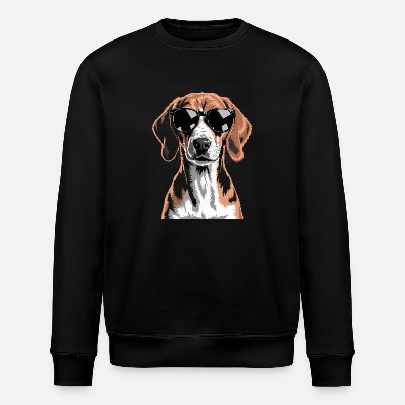 Foxhound anglais - Sweat bio ROLLER Stanley/Stella Unisexe - noir