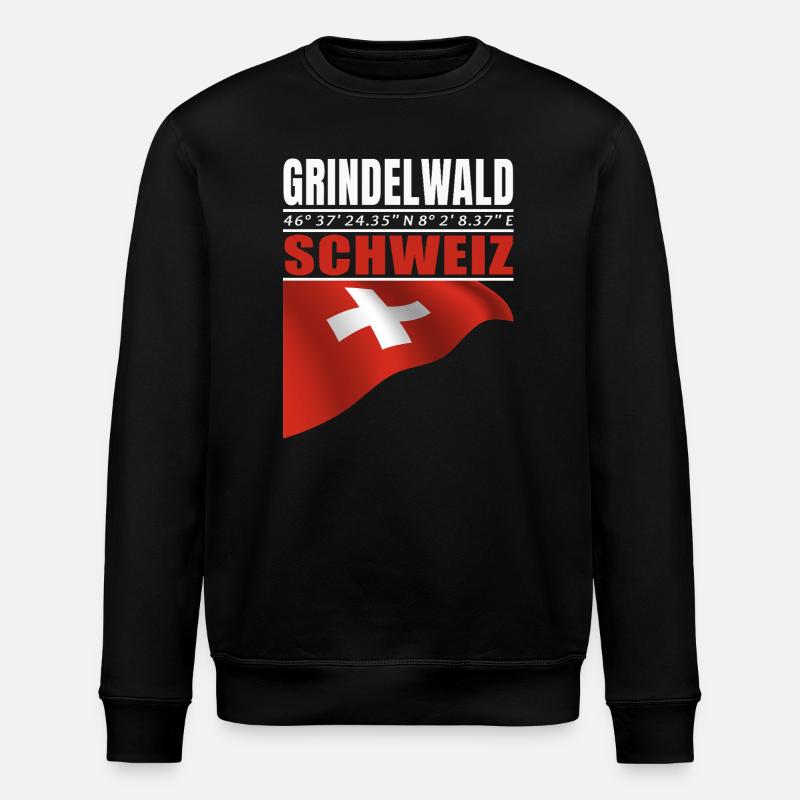 Grindelwald - Stanley/Stella ROLLER Unisex Organic Sweatshirt - black