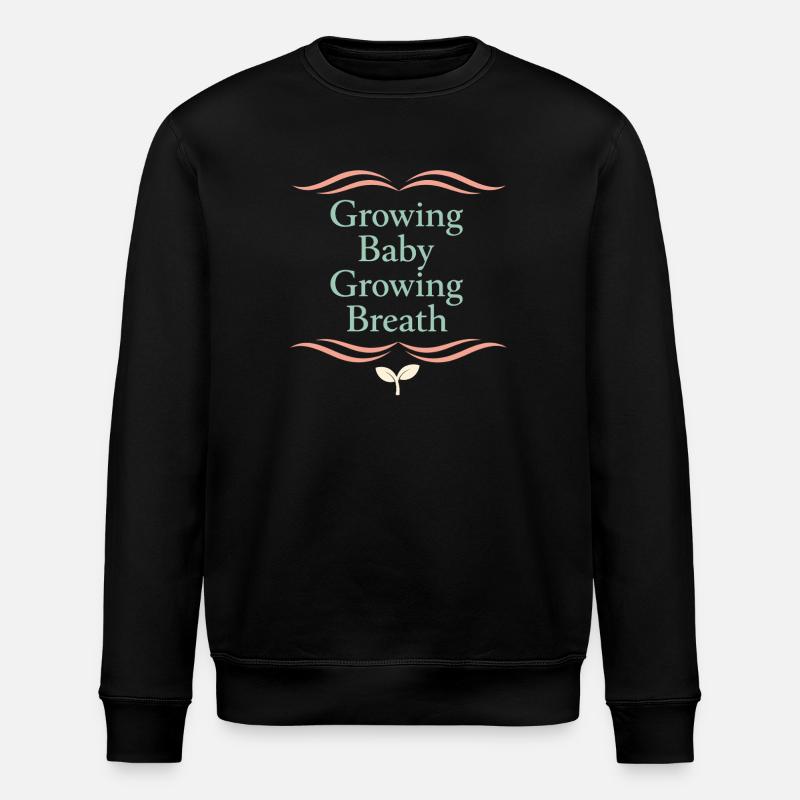Mère enceinte de yoga prénatal - Sweat bio ROLLER Stanley/Stella Unisexe - noir