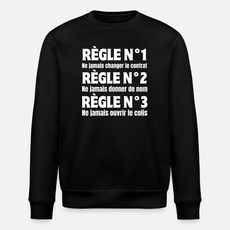 Zusteller, Postbot, Zusteller - Stanley/Stella Unisex Bio-Sweatshirt ROLLER - Schwarz