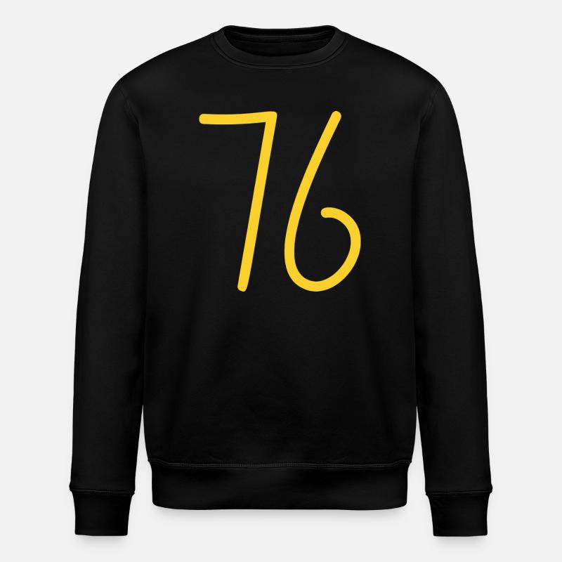 76 - Stanley/Stella ROLLER Unisex Organic Sweatshirt - black