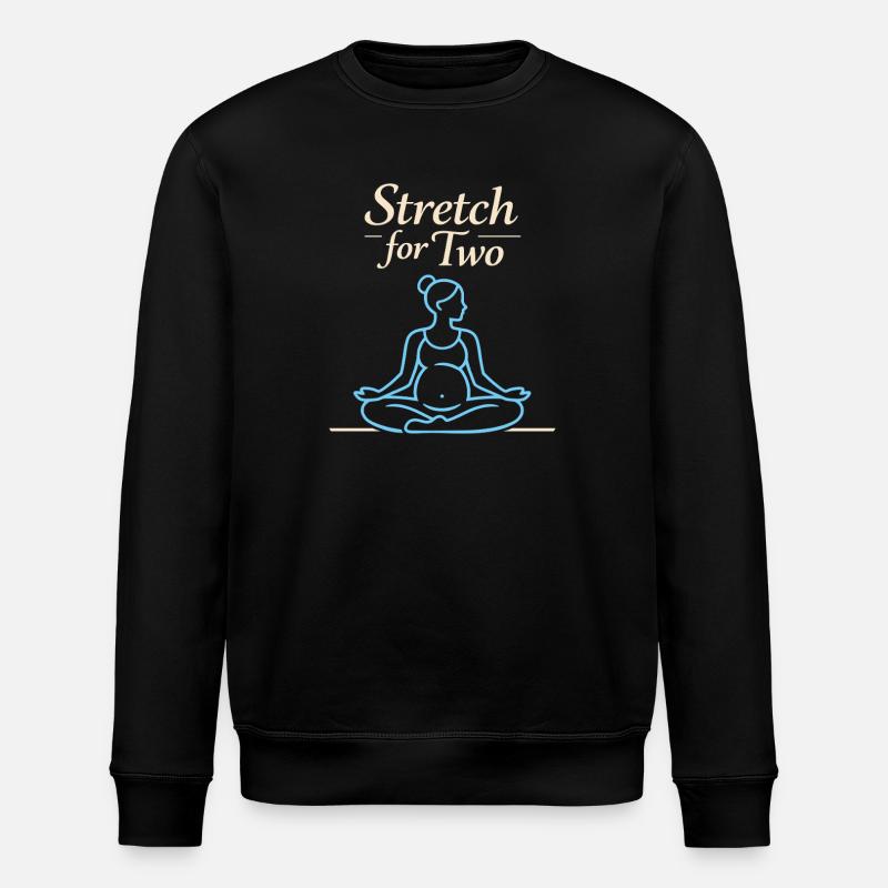 Mère enceinte de yoga prénatal - Sweat bio ROLLER Stanley/Stella Unisexe - noir