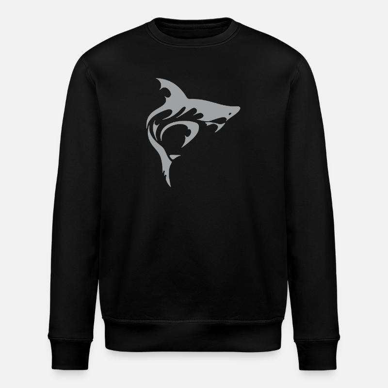 Shark - Stanley/Stella ROLLER Unisex Organic Sweatshirt - black