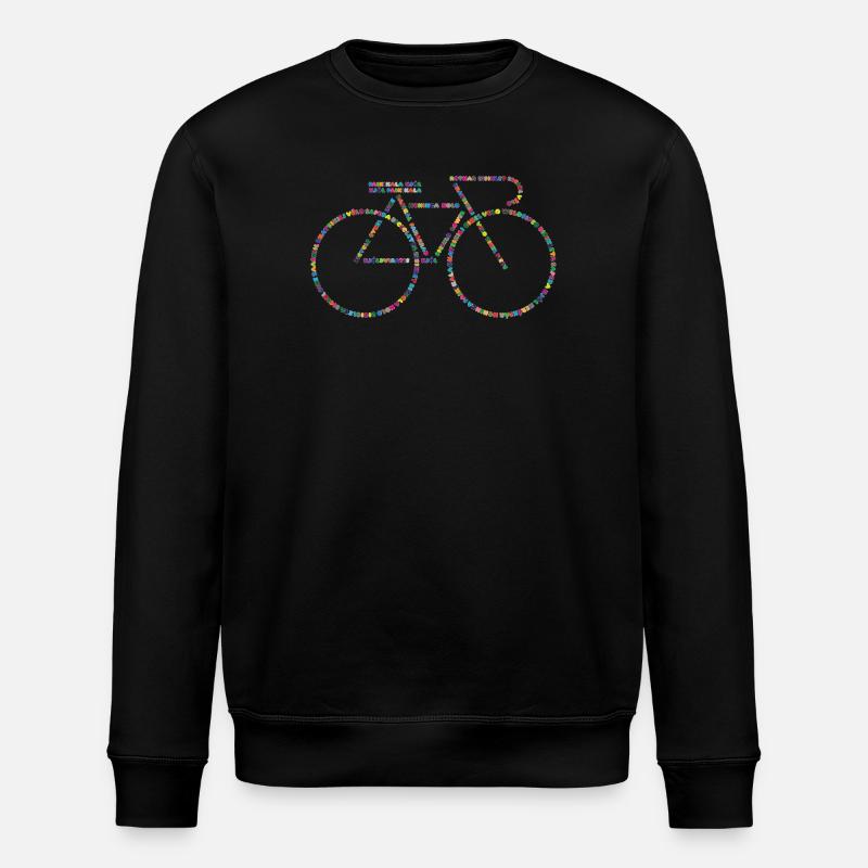 Bicycle languages V0 - Stanley/Stella ROLLER Unisex Organic Sweatshirt - black