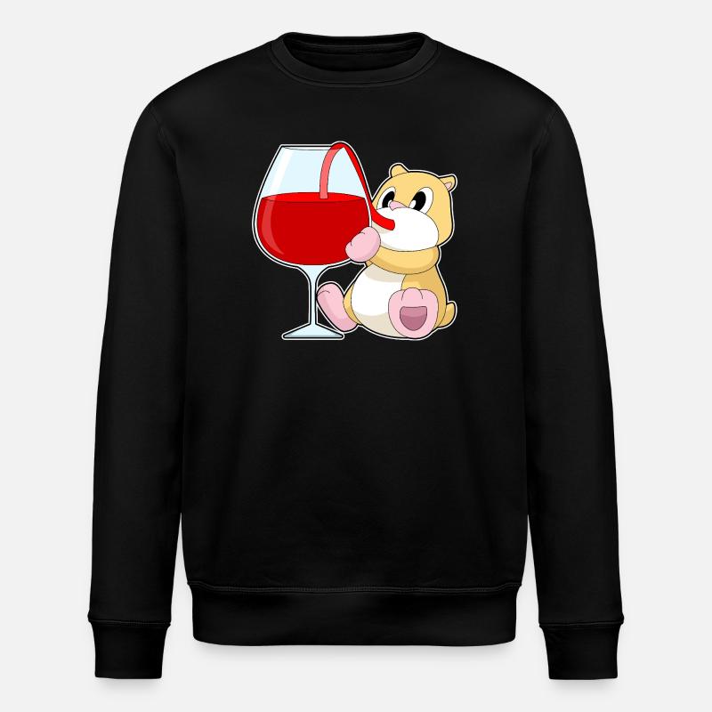 Vin rouge de hamster - Sweat bio ROLLER Stanley/Stella Unisexe - noir