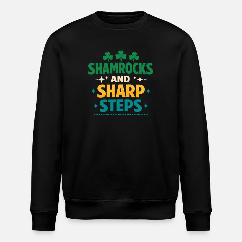 Irish Dance Step-dancing Celtic Fan - Stanley/Stella ROLLER Unisex Organic Sweatshirt - black