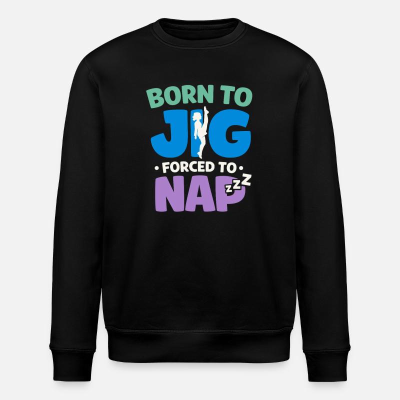 Irish Dance Step-dancing Celtic Fan - Stanley/Stella ROLLER Unisex Organic Sweatshirt - black