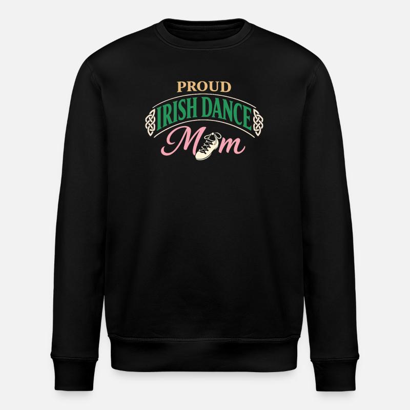 Irish Dance Step-dancing Celtic Fan - Stanley/Stella ROLLER Unisex Organic Sweatshirt - black