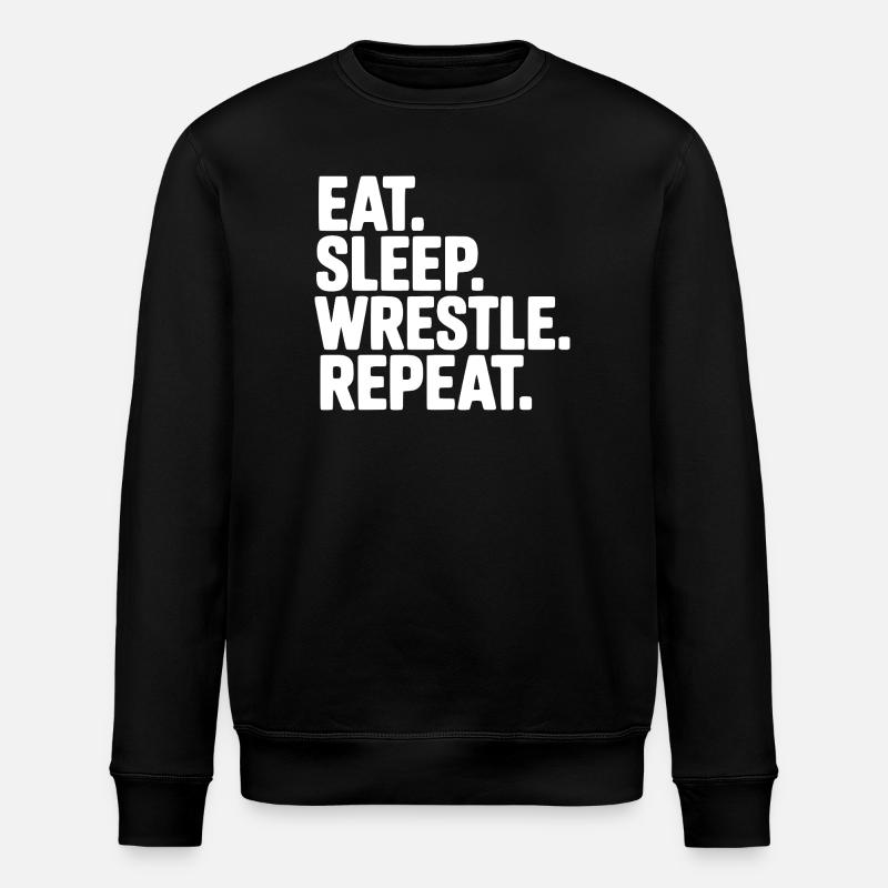 Mange. Dors. Lutte. Répétez. - Sweat bio ROLLER Stanley/Stella Unisexe - noir