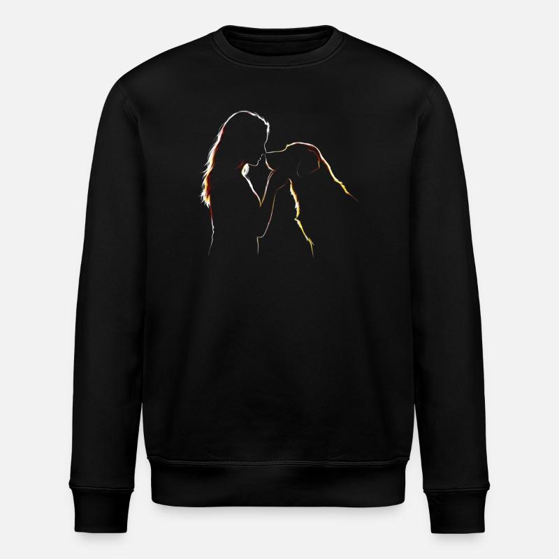 Dessin de traits de Dog Love - Sweat bio ROLLER Stanley/Stella Unisexe - noir