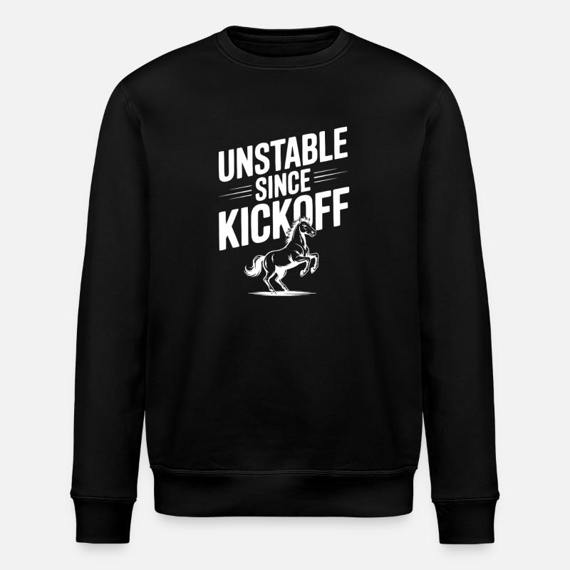 Unstable Since Kickoff - Stanley/Stella ROLLER Unisex Organic Sweatshirt - black