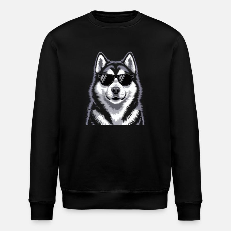 Malamute d’Alaska - Sweat bio ROLLER Stanley/Stella Unisexe - noir