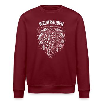 Grape Grape – Vintage Print - Sweat bio ROLLER Stanley/Stella Unisexe - bordeaux - Devant - Nik (191cm)