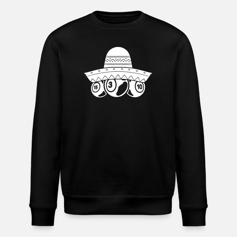 Joueur de bingo balle bingo - Sweat bio ROLLER Stanley/Stella Unisexe - noir