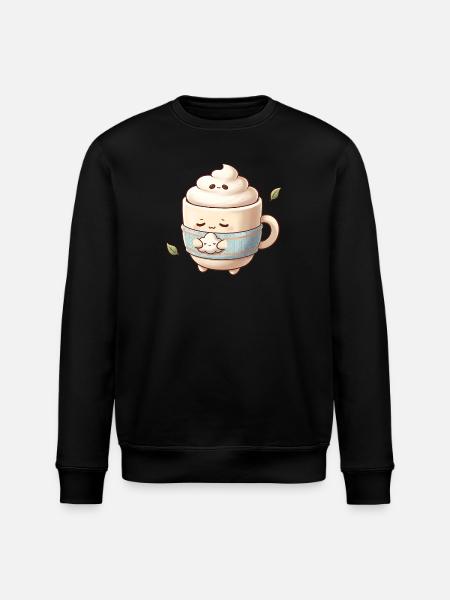 Cozy Cloud Coffee Mug - Stanley/Stella ROLLER Unisex Organic Sweatshirt - black