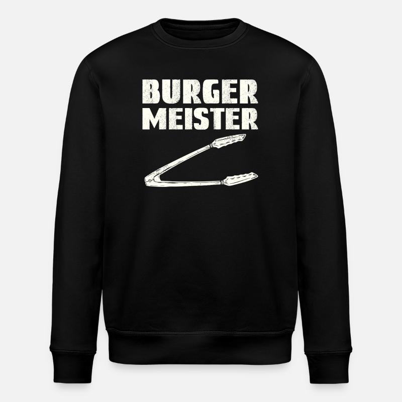Burger Meister - Stanley/Stella Unisex Bio-Sweatshirt ROLLER - Schwarz