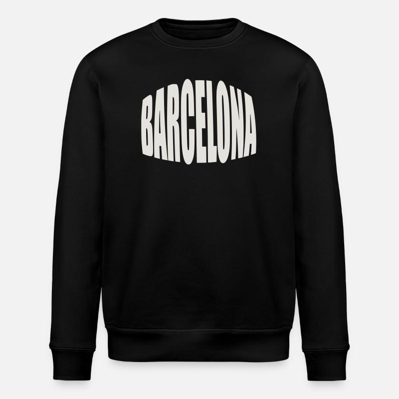 Logo Grand du Barcelone - Sweat bio ROLLER Stanley/Stella Unisexe - noir