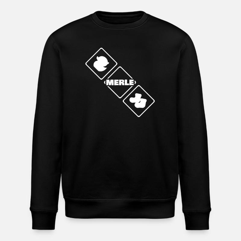 Merle - Sweat bio ROLLER Stanley/Stella Unisexe - noir
