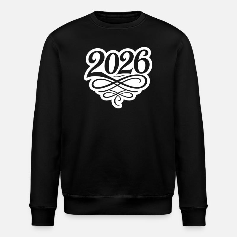 2026 year - Stanley/Stella ROLLER Unisex Organic Sweatshirt - black