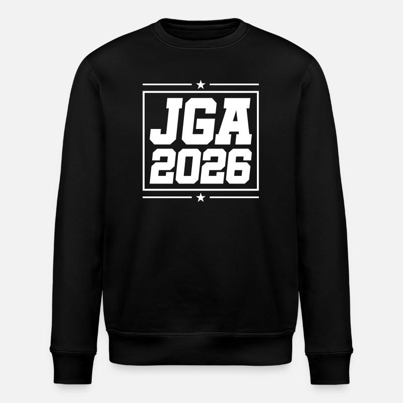 Jga 2026 Bachelor Party - Stanley/Stella ROLLER Unisex Organic Sweatshirt - black
