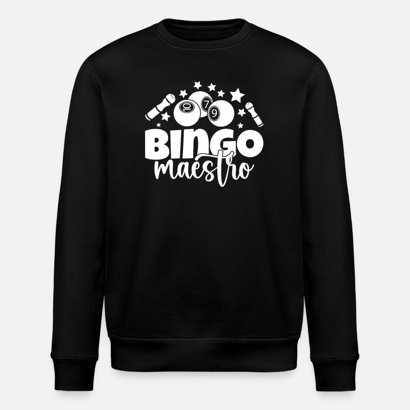 Bingo Player Maestro Bingo - Stanley/Stella Unisex Bio-Sweatshirt ROLLER - Schwarz
