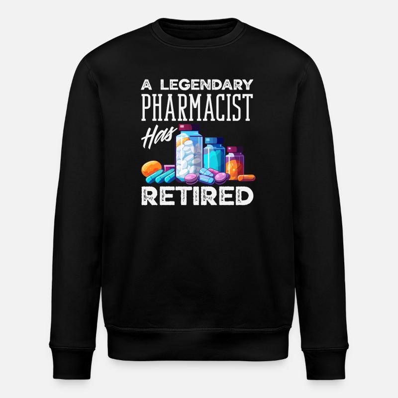 Pharmacist Pharmaceutical Technical - Stanley/Stella ROLLER Unisex Organic Sweatshirt - black
