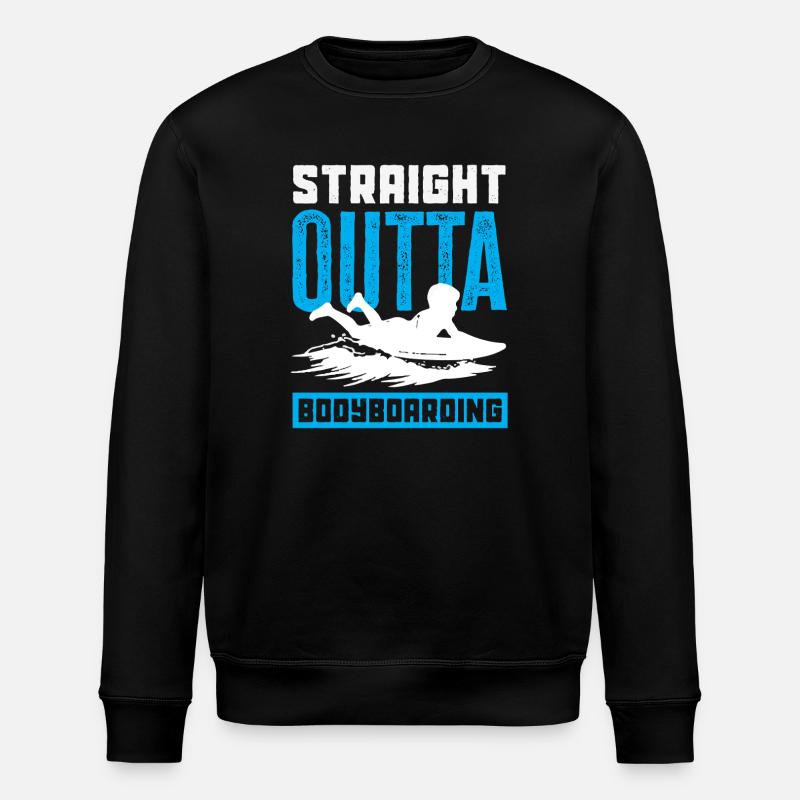 Surfeur Surfeur Bodyboarder - Sweat bio ROLLER Stanley/Stella Unisexe - noir