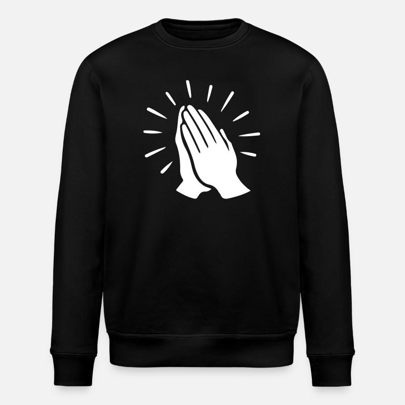 Prière Main Prie - Sweat bio ROLLER Stanley/Stella Unisexe - noir