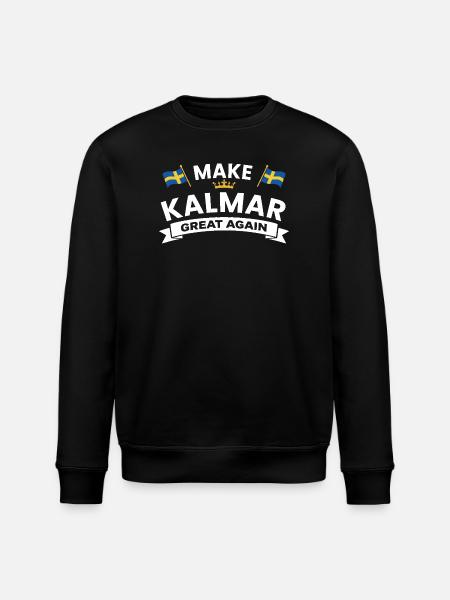 Making Kalmar great again - Stanley/Stella ROLLER Unisex Organic Sweatshirt - black