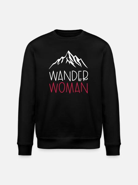 Wander Woman - Stanley/Stella ROLLER Unisex Organic Sweatshirt - black