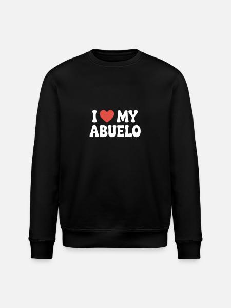 J’aime mon grand-père - Sweat bio ROLLER Stanley/Stella Unisexe - noir