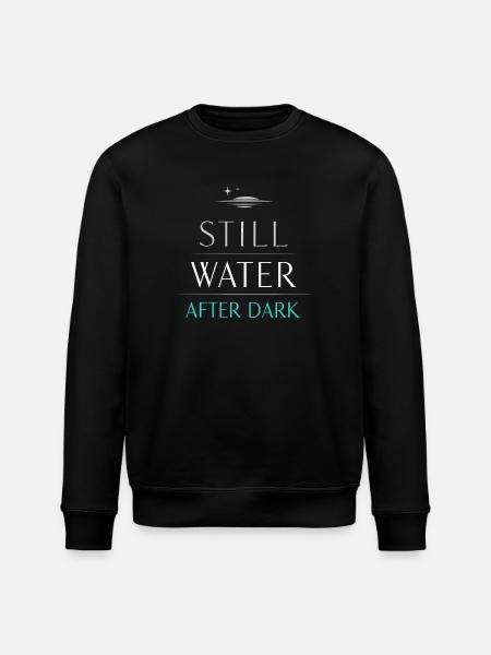 Night boating with - Stanley/Stella ROLLER Unisex Organic Sweatshirt - black