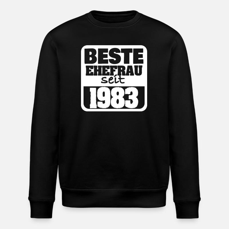 1983 - Stanley/Stella ROLLER Unisex Organic Sweatshirt - black