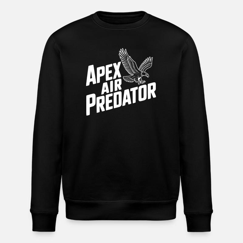 Apex Air Predator - Stanley/Stella ROLLER Unisex Organic Sweatshirt - black