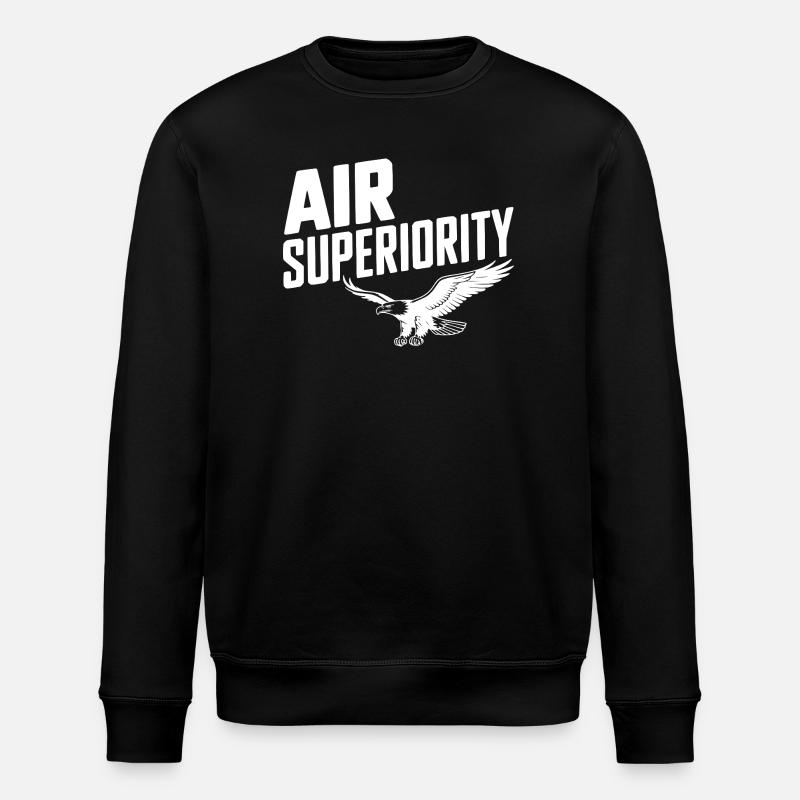 Lufthoheit - Stanley/Stella Unisex Bio-Sweatshirt ROLLER - Schwarz