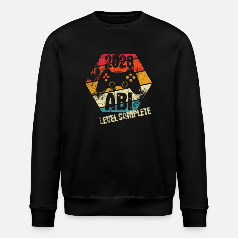 Abi 2026 - Abitur réussi - Niveau complété - Sweat bio ROLLER Stanley/Stella Unisexe - noir