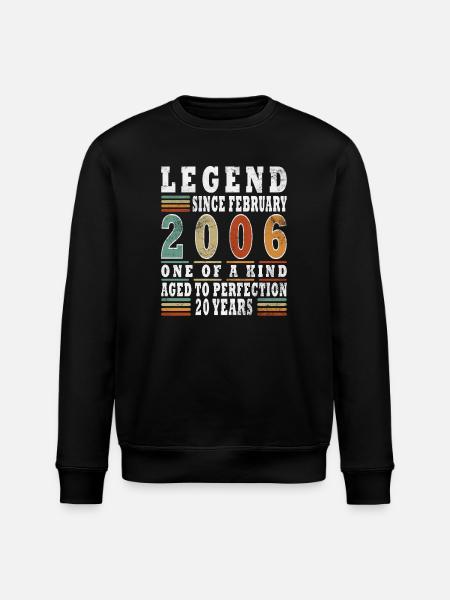 February 2006 Jubilee 2006 Legends February - Stanley/Stella ROLLER Unisex Organic Sweatshirt - black