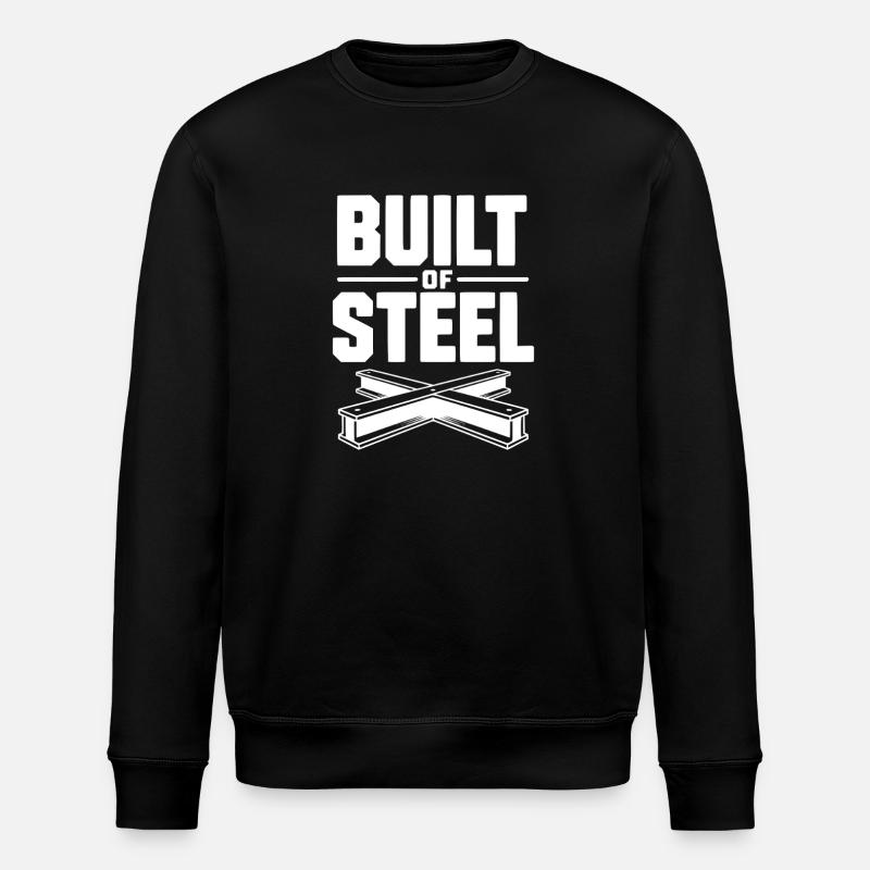 Construit en acier - Sweat bio ROLLER Stanley/Stella Unisexe - noir
