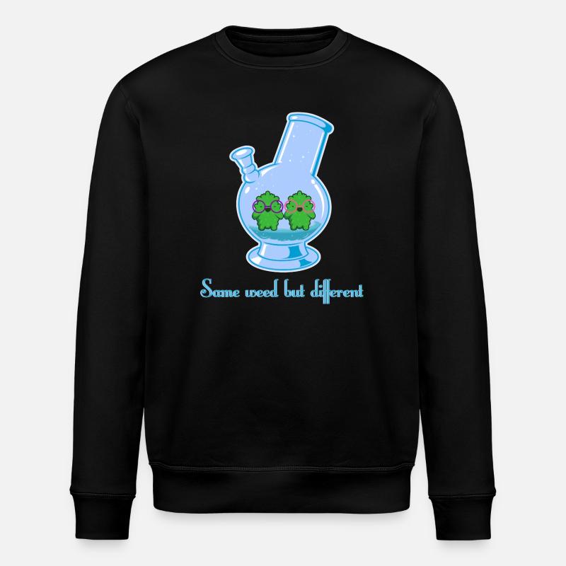 Same weed but different - Stanley/Stella Unisex Bio-Sweatshirt ROLLER - Schwarz