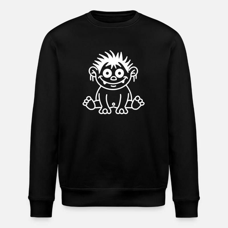 Troll - Stanley/Stella ROLLER Unisex Organic Sweatshirt - black